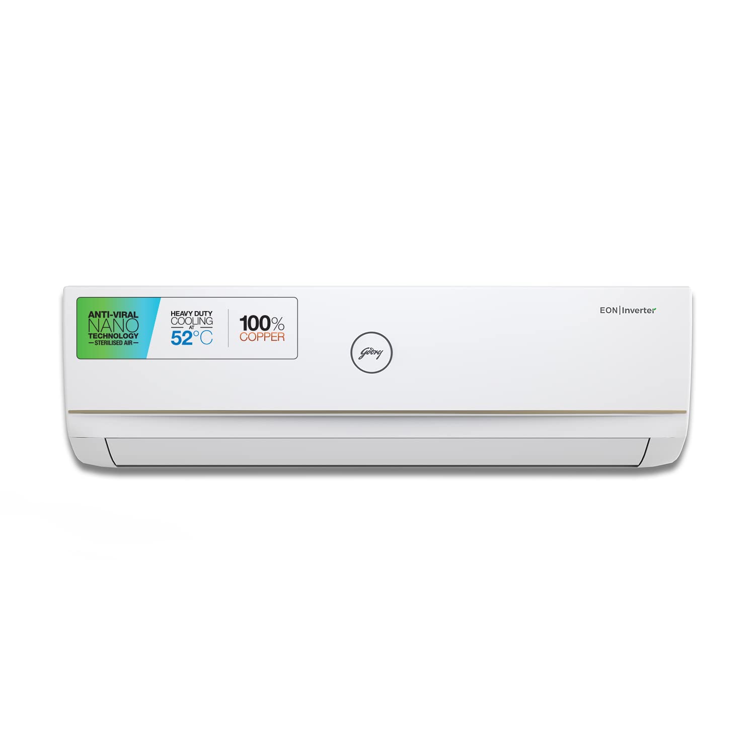 Godrej 1.5 Ton 5 Star Inverter Split AC (Copper, 2022 model, 5-in-1 convertible, Nano-Coated anti-viral filter AC 1.5T GIC 18TTC5-GVA, White) Godrej 1.5 Ton 5 Star Inverter Split AC (Copper, 2022 model, 5-in-1 convertible, Nano-Coated anti-viral filter AC 1.5T GIC 18TTC5-GVA, White)